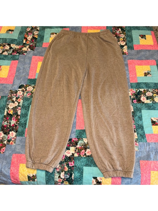 American Eagle Outfitters Pants - American Eagle AE Woman’s Medium Brown Sweatpants with Elastic Ankles